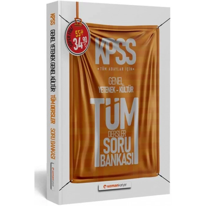 UZMAN KARİYER KPSS GK GY TÜM DERSLER SORU BANKASI