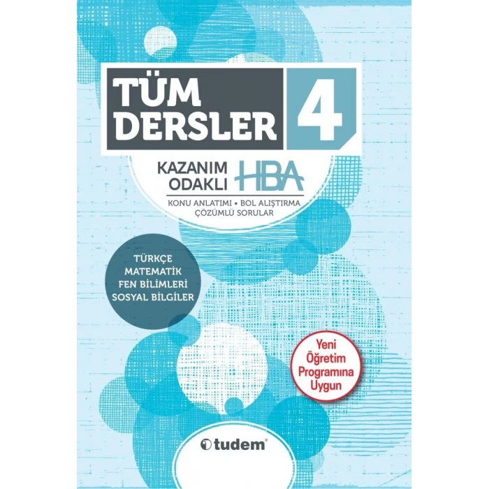 TUDEM 4.SINIF KAZANIM ODAKLI TÜM DERSLER HBA
