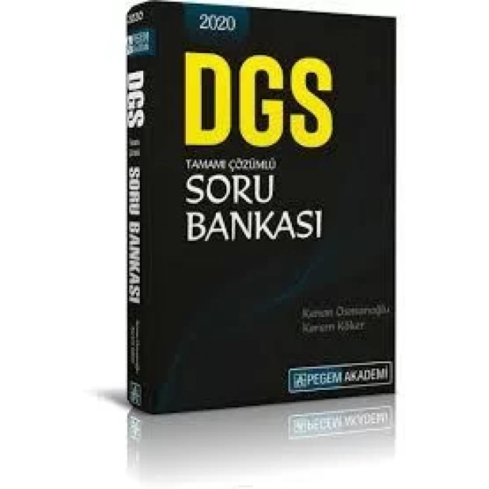PEGEM DGS ÇÖZÜMLÜ SORU BANKASI 2020