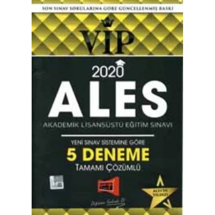 YARGI ALES VİP 5 DENEME ÇÖZÜMLÜ 2020