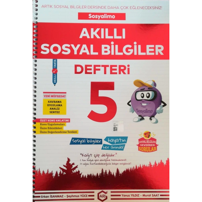 ARI 5.SINIF AKILLI SOSYAL BİLGİLER DEFTERİ