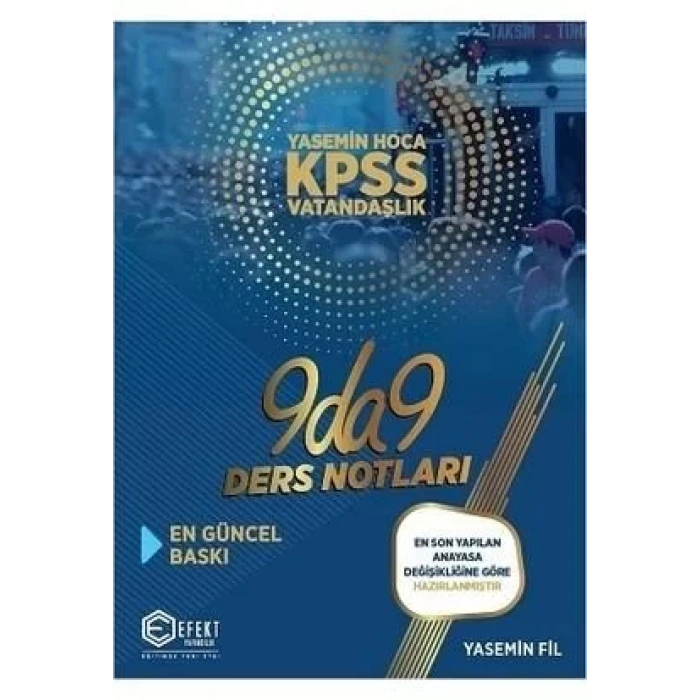 EFEKT KPSS GK VATANDAŞLIK 9DA9 DERS NOTLARI