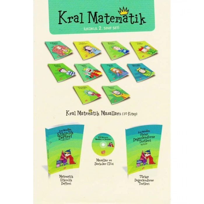 KRAL MATEMATİK MASALLARI 2.SINIF - TOP YAYINLARI