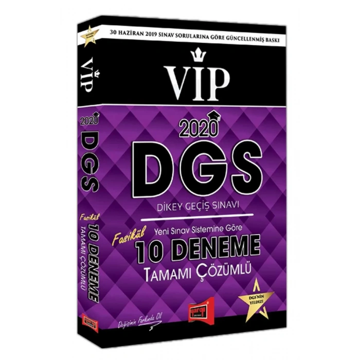 YARGI DGS VİP 10 ÇÖZÜMLÜ DENEME 2020
