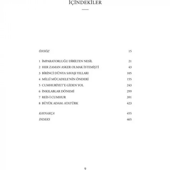 GAZİ MUSTAFA KEMAL ATATÜRK - KRONİK