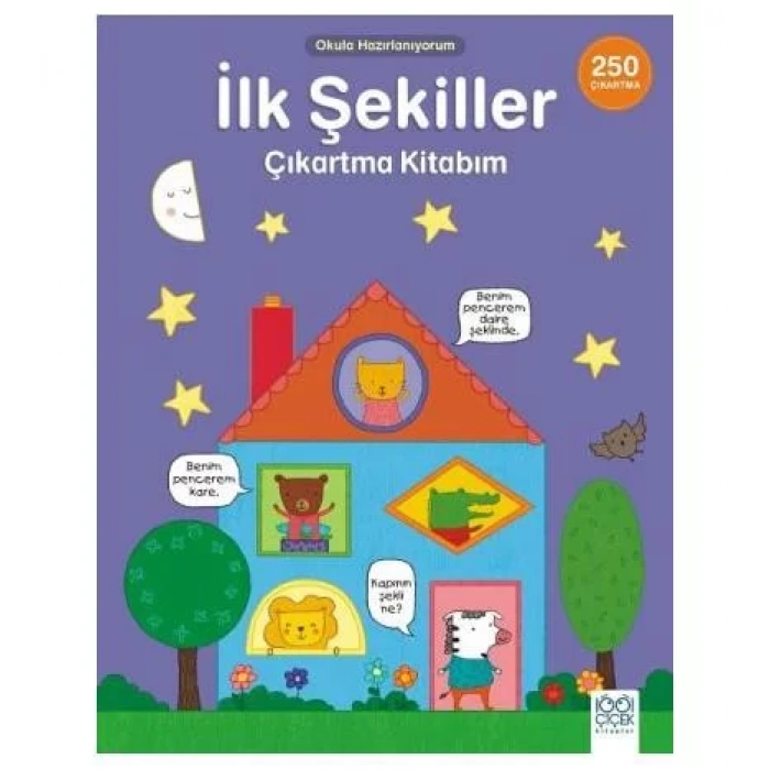 İLK ŞEKİLLER ÇIKARTMA KİTABIM - 1001 ÇİÇEK