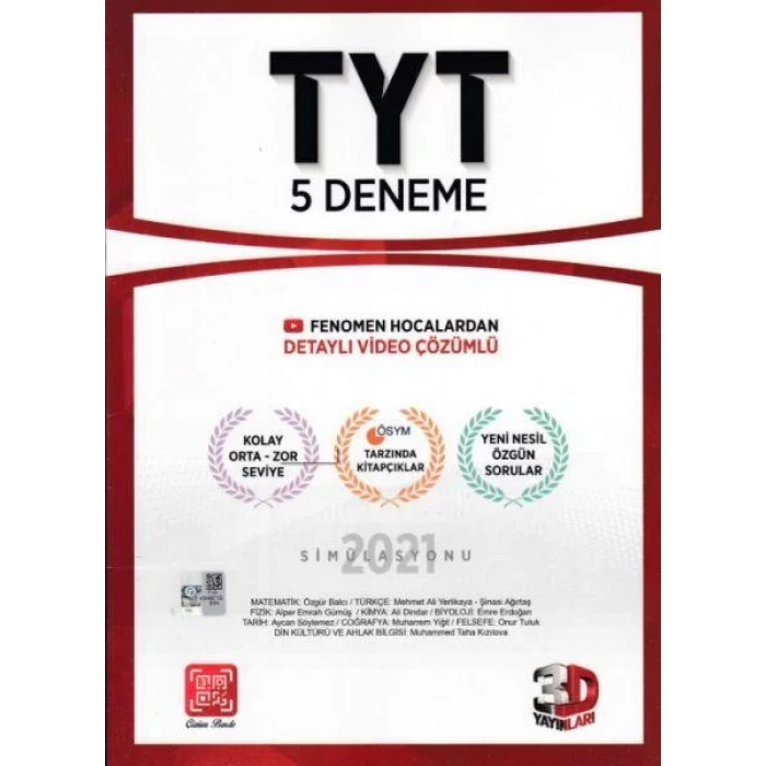 3D TYT 5 DENEME