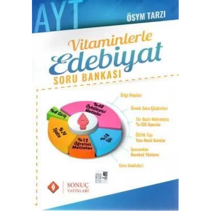 SONUÇ AYT VİTAMİNLERLE EDEBİYAT SORU BANKASI