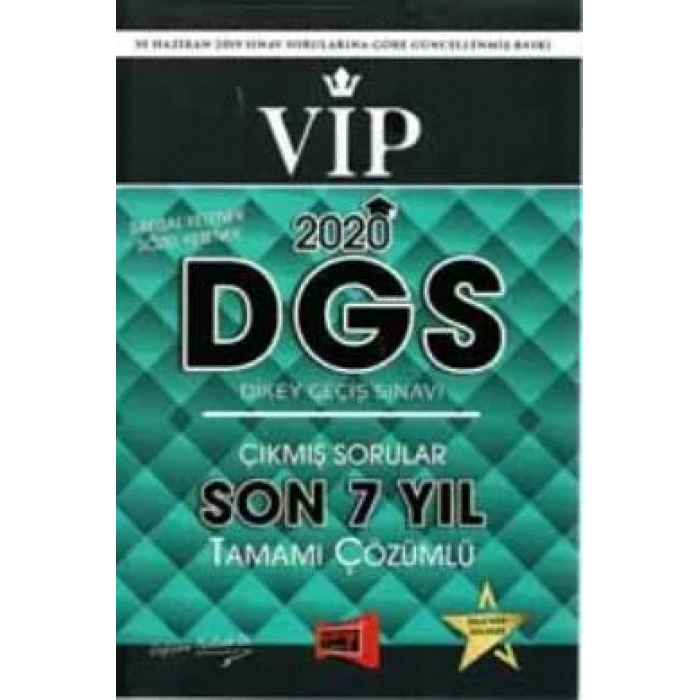 YARGI DGS VİP SON 7 YIL ÇIKMIŞ SORULAR 2020