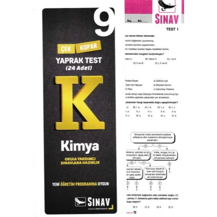 SINAV 9.SINIF KİMYA YAPRAK TEST