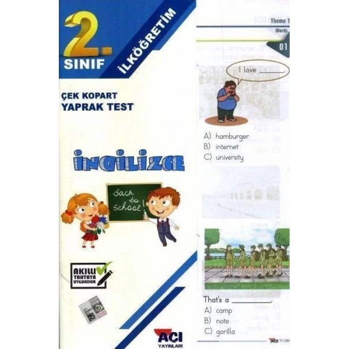AÇI 2.SINIF İNGİLİZCE YAPRAK TEST