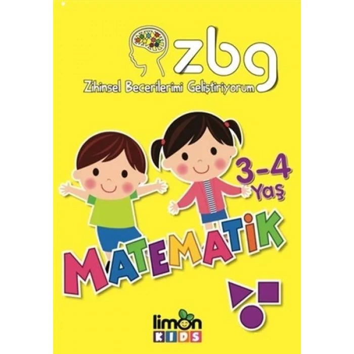 ZBG 3-4 YAŞ MATEMATİK - LİMON KİDS