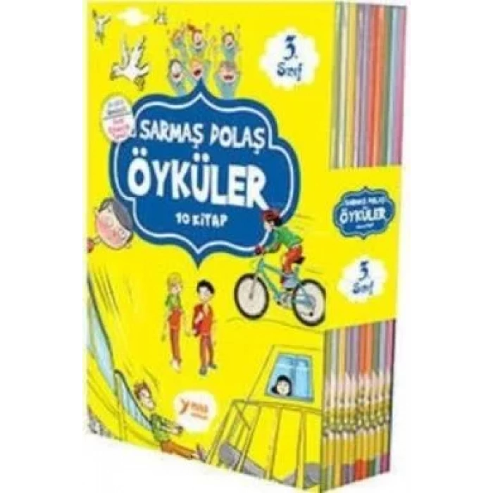 YUVA SARMAŞ DOLAŞ ÖYKÜLER 3.SINIF KUTULU 10 KİTAP