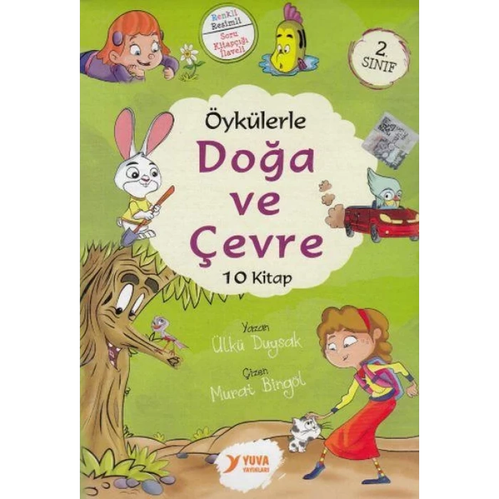YUVA ÖYKÜLERLE DOĞA VE ÇEVRE 2.SINIF KUTULU 10 KİT