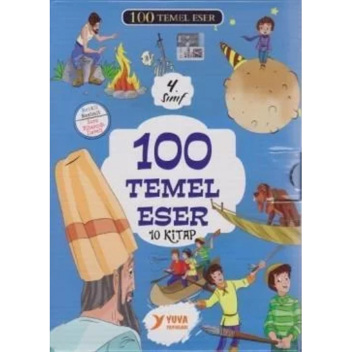 YUVA 4.SINIF 100 TEMEL ESER KUTULU 10 KİTAP
