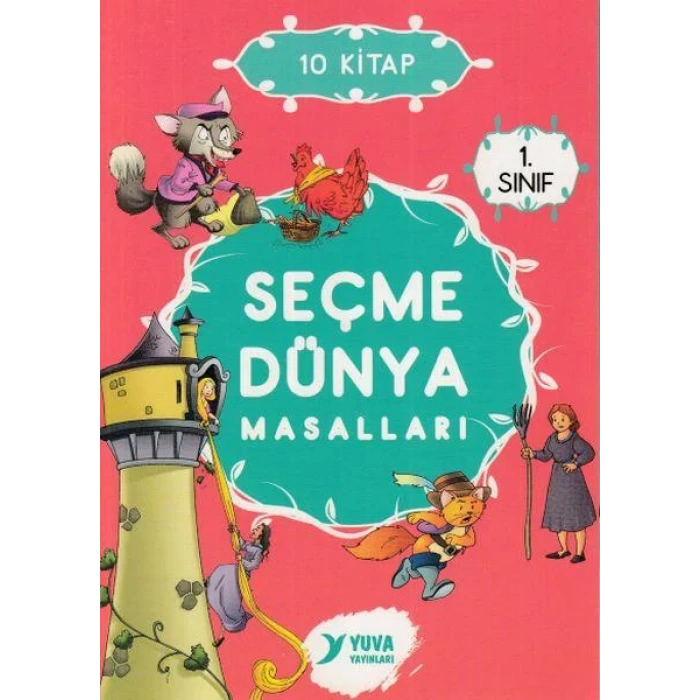 YUVA 1.SINIF SEÇME DÜNYA MASALLARI 10 KİTAP