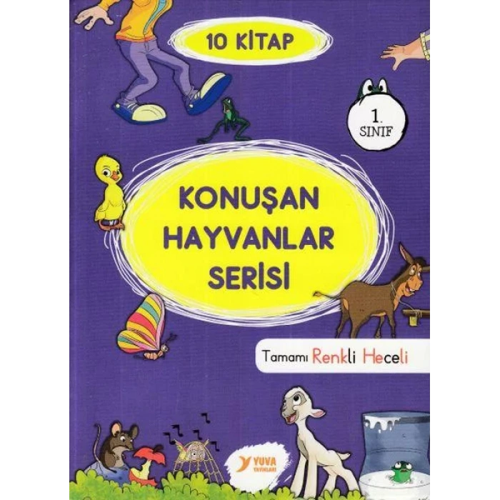 YUVA 1.SINIF KONUŞAN HAYVANLAR SERİSİ 10 KİTAP