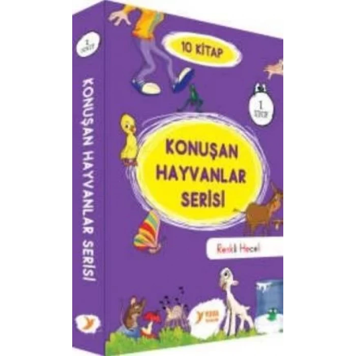 YUVA 1.SINIF KONUŞAN HAYVANLAR SERİSİ 10 KİTAP