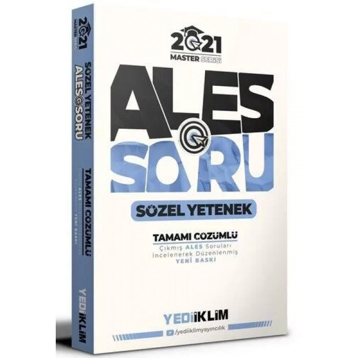 YEDİİKLİM ALES SÖZEL TAMAMI ÇÖZÜMLÜ 2021