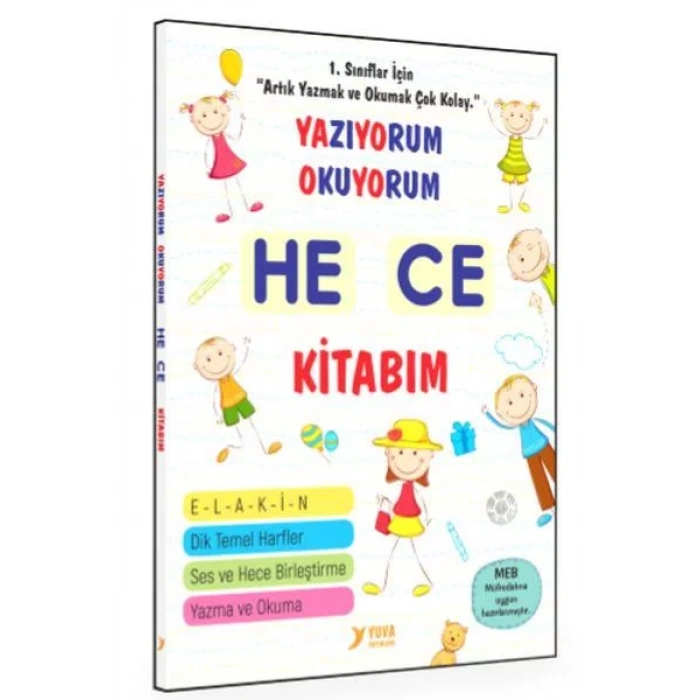 YAZIYORUM OKUYORUM 1.SINIF HECE KİTABIM - YUVA