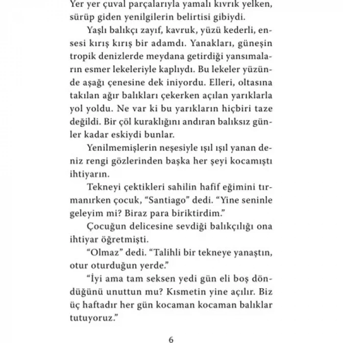 YAŞLI ADAM VE DENİZ - BİLGİ