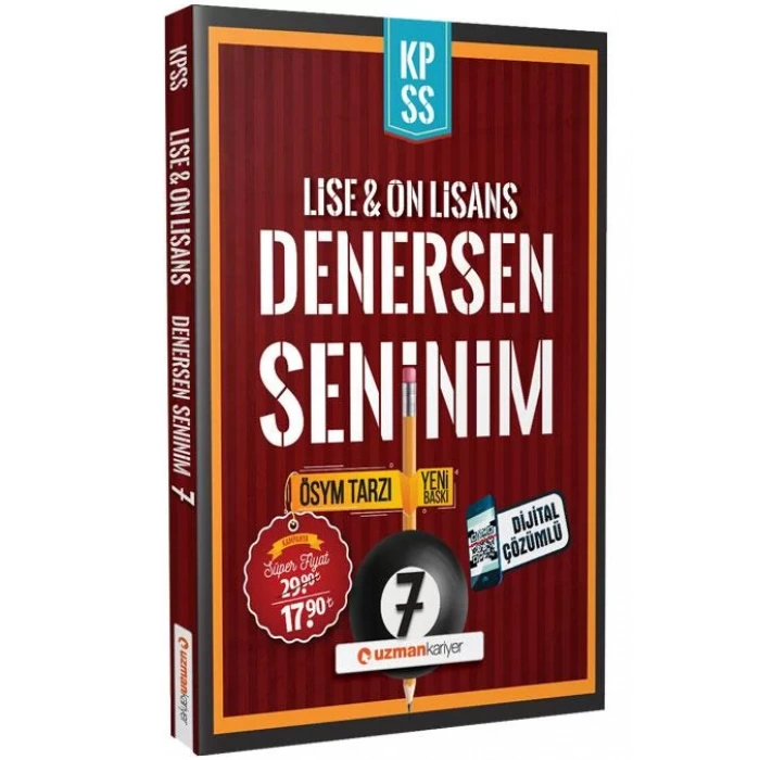 UZMAN KARİYER LİSE ÖNLİSANS 2020 7Lİ DENEME