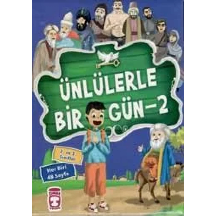 ÜNLÜLERLE BİR GÜN SET 2 (10 KİTAP) -TİMAŞ