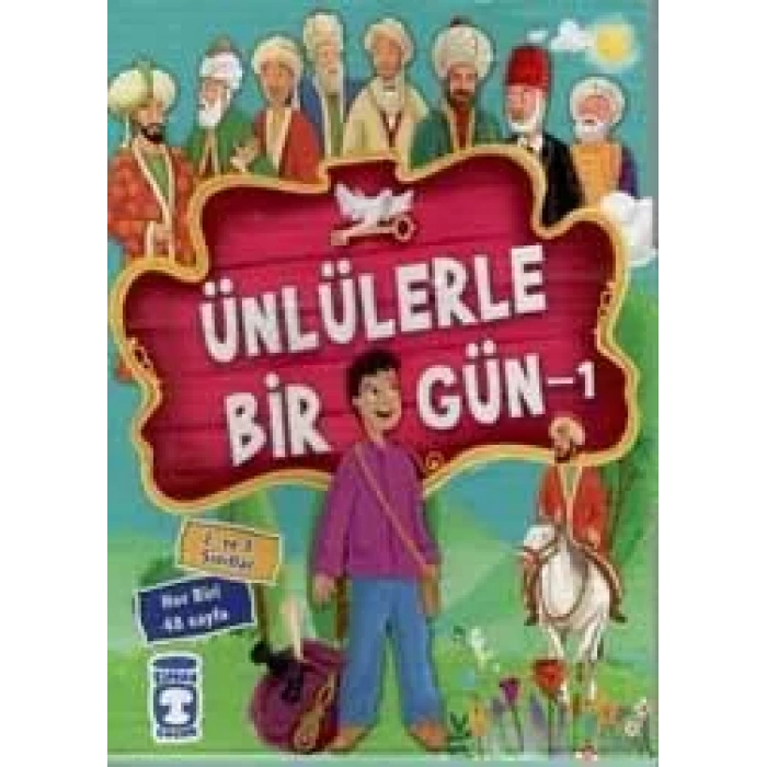 ÜNLÜLERLE BİR GÜN SET 1 (10 KİTAP) - TİMAŞ