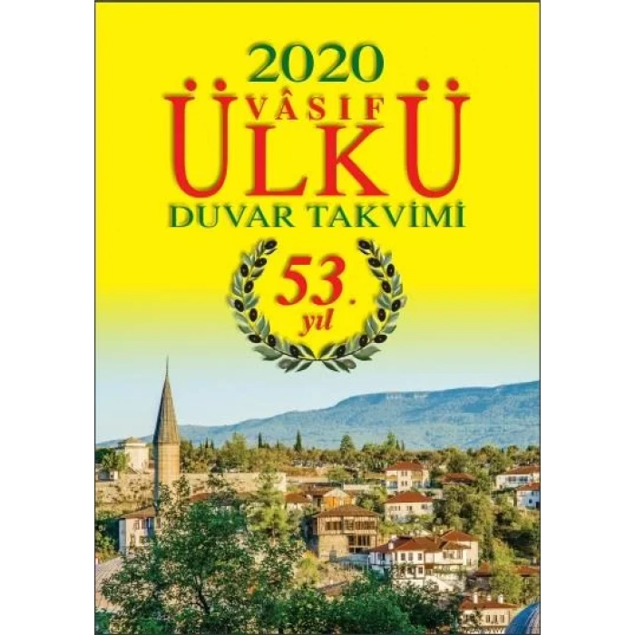ÜLKÜ DUVAR TAKVİMİ 2020 (İADESİZ)
