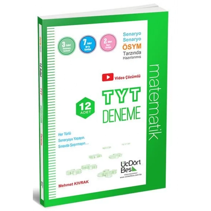ÜÇDÖRTBEŞ TYT MATEMATİK 12 DENEME
