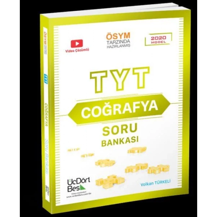 ÜÇDÖRTBEŞ TYT COĞRAFYA SORU BANKASI 2021