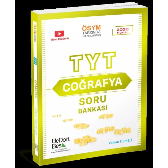 ÜÇDÖRTBEŞ TYT COĞRAFYA SORU BANKASI 2021