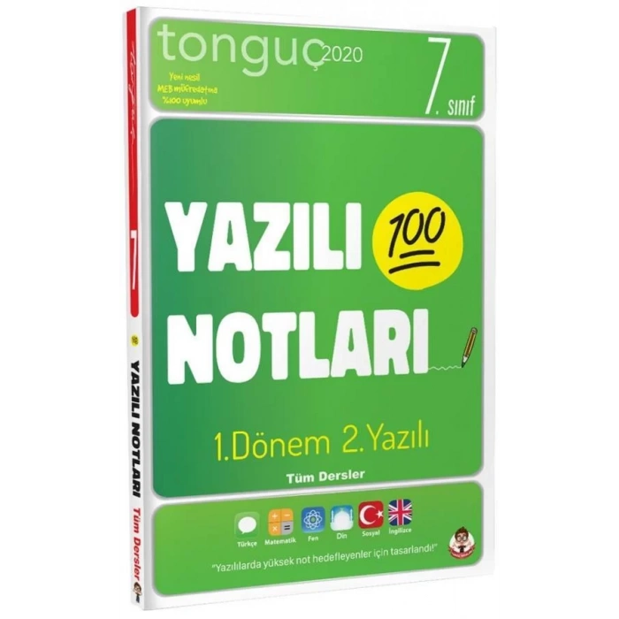TONGUÇ 7. SINIF YAZILI NOTLARI