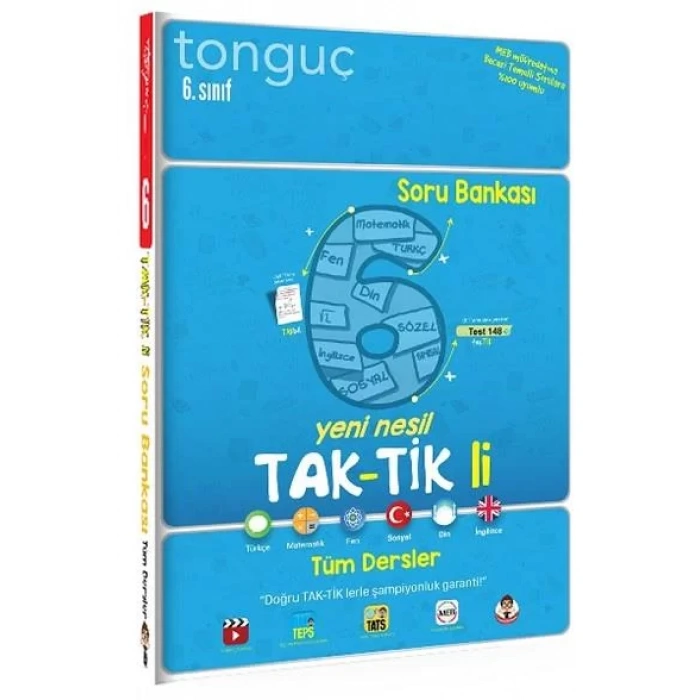 TONGUÇ 6. SINIF TAKTİKLİ TÜM DERSLER SORU BANKASI