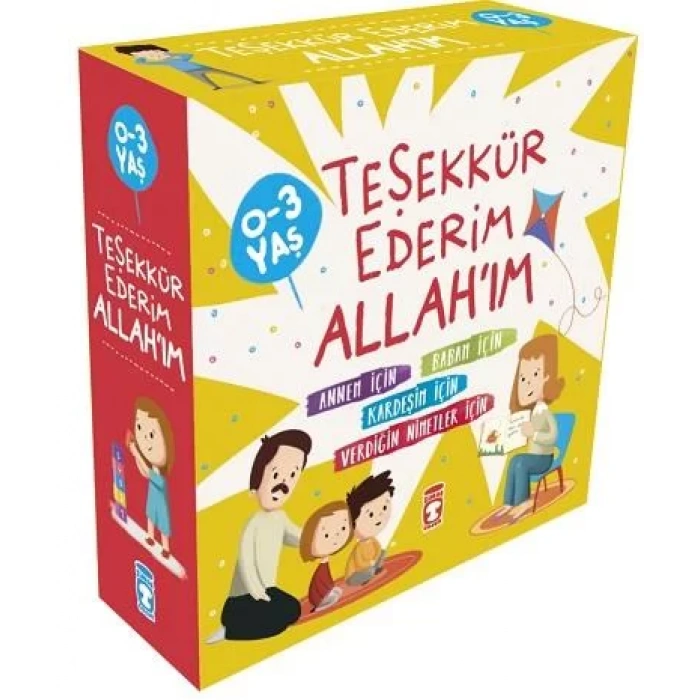 TEŞEKKÜR EDERİM ALLAHIM (4 KİTAP SET) - TİMAŞ