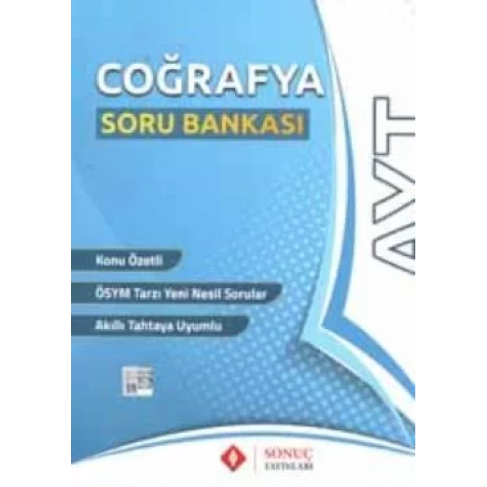 SONUÇ AYT COĞRAFYA SORU BANKASI