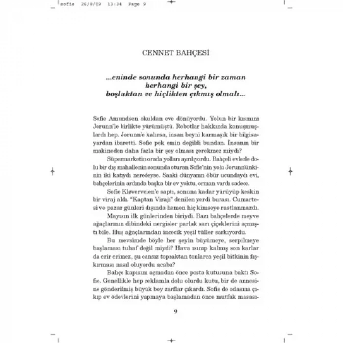 SOFIENİN DÜNYASI - PAN