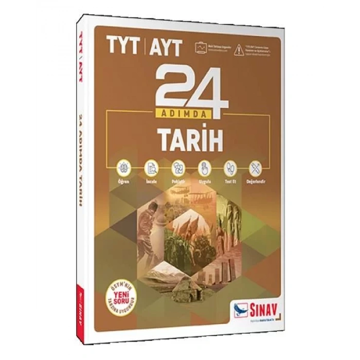 SINAV TYT AYT TARİH 24 ADIMDA KONU ANLATIMLI SORU