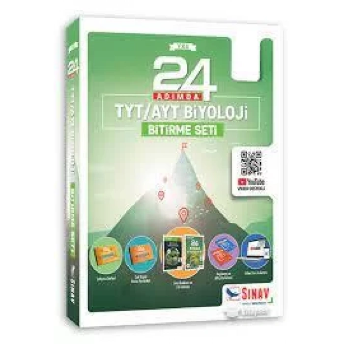 SINAV TYT 24 ADIMDA BİYOLOJİ BİTİRME SETİ