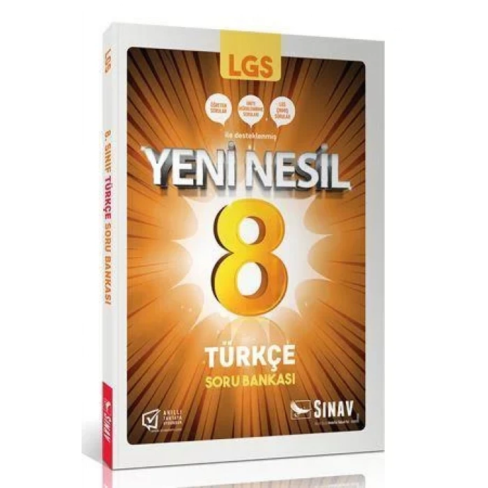 SINAV 8.SINIF TÜRKÇE YENİ NESIL SORU BANKASI