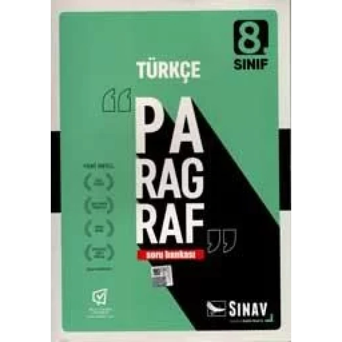 SINAV 8.SINIF TÜRKÇE PARAGRAF SORU BANKASI