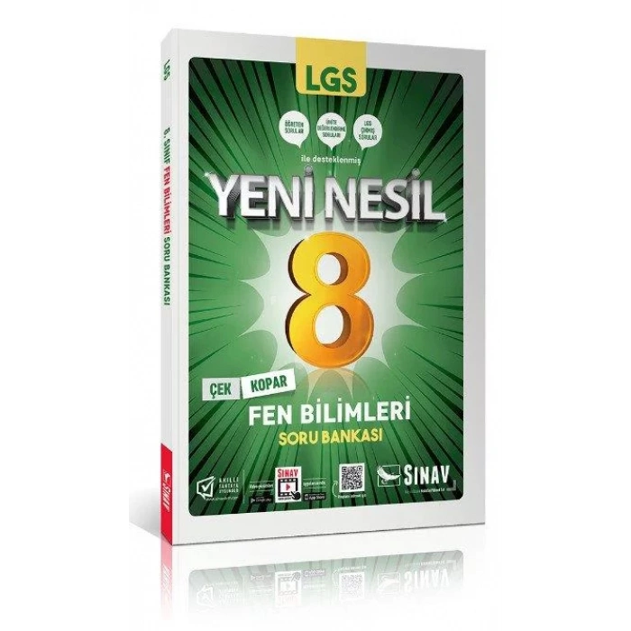 SINAV 8.SINIF FEN BİLİMLERİ YENİ NESİL SORU B.