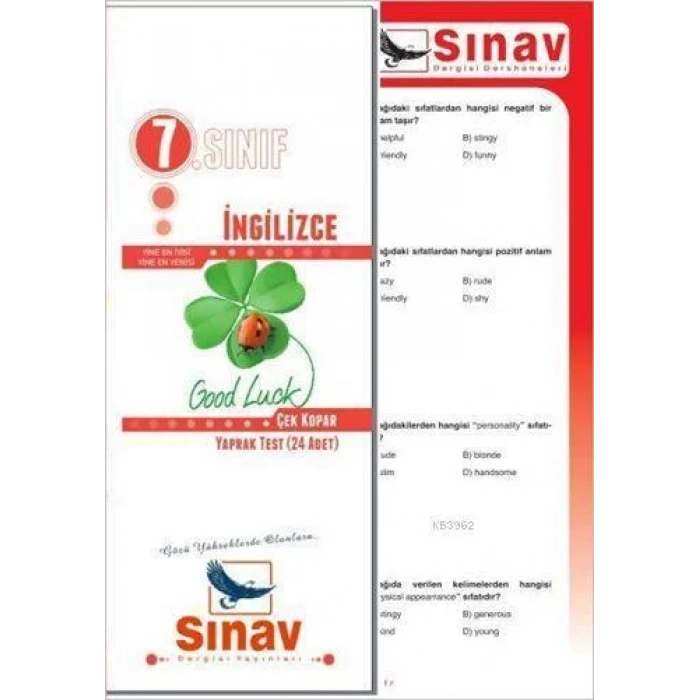 SINAV 7.SINIF İNGİLİZCE YAPRAK TEST