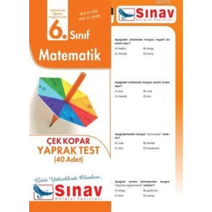SINAV 6.SINIF MATEMATİK YAPRAK TEST
