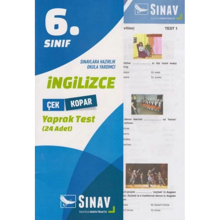 SINAV 6.SINIF İNGİLİZCE YAPRAK TEST