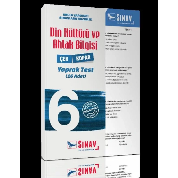 SINAV 6.SINIF DİN KÜLTÜRÜ AHLAK BİLGİS YAPRAK TEST