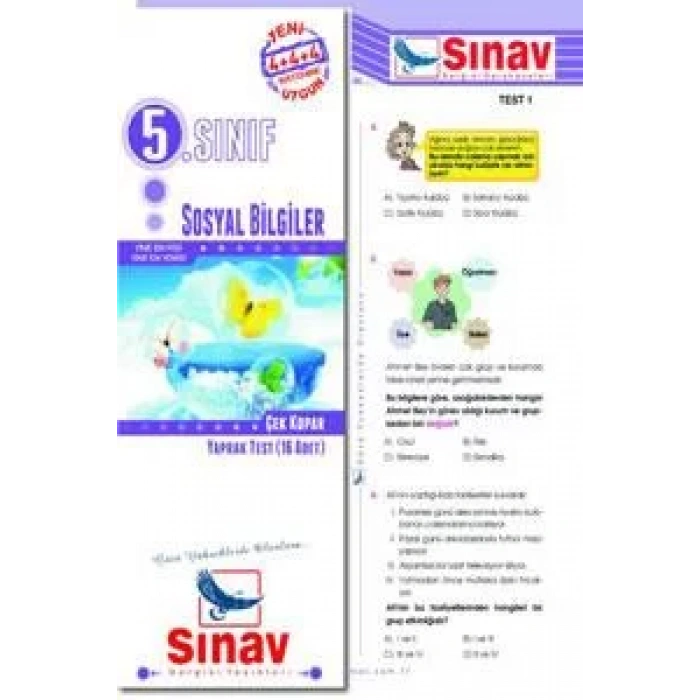 SINAV 5.SINIF SOSYAL BİLGİLER YAPRAK TEST
