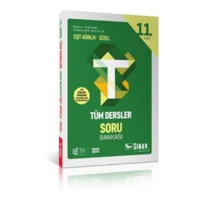 SINAV 11.SINIF TÜM DERSLER EŞİT AĞIRLIK SÖZEL SORU