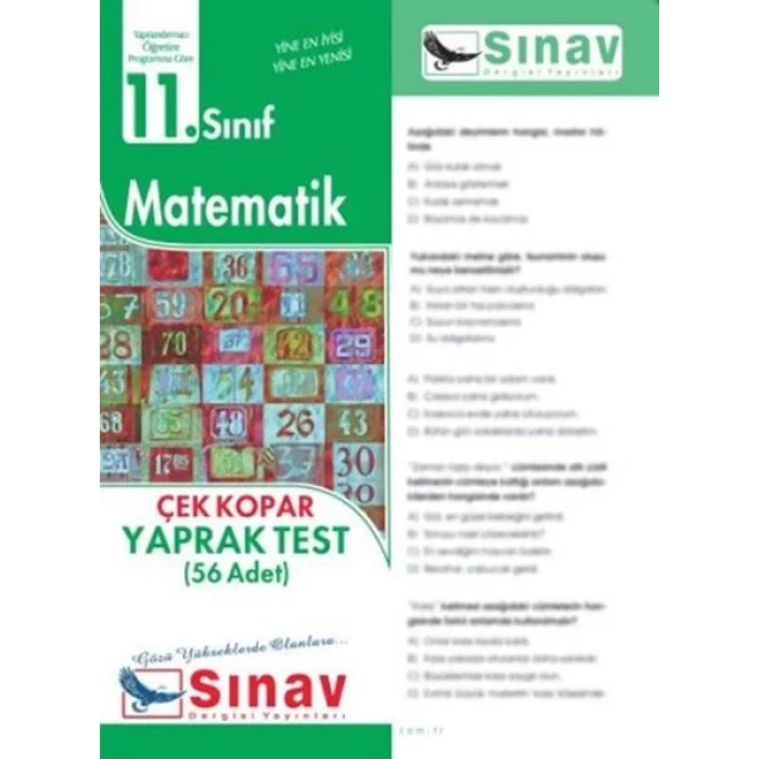 SINAV 11.SINIF MATEMATİK YAPRAK TEST