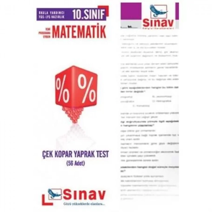 SINAV 10.SINIF MATEMATİK YAPRAK TEST